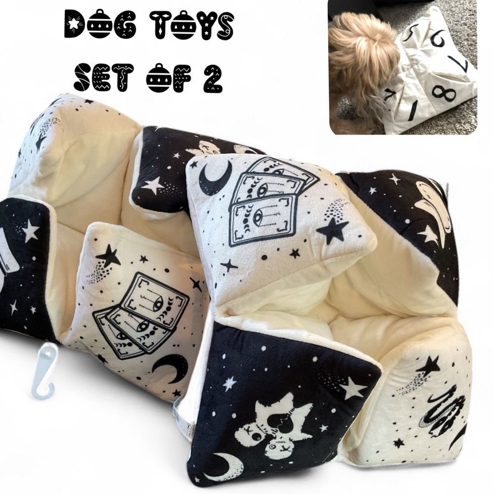 Set of 2 Dog Toys Tarot Fortune